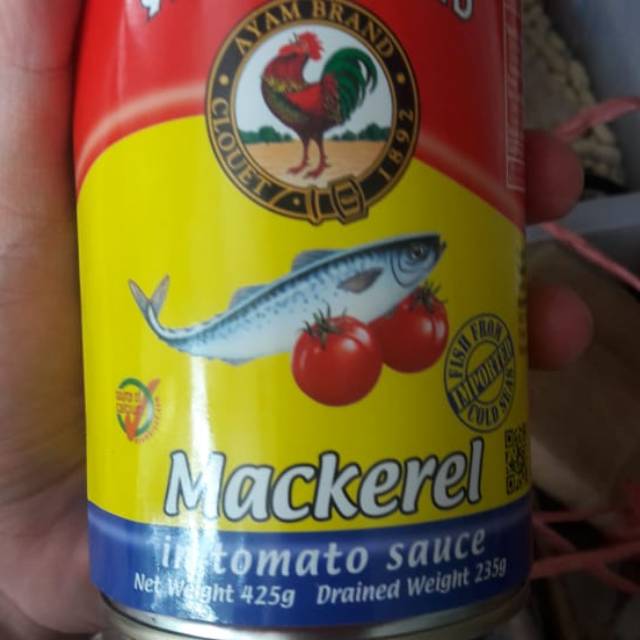 

Sarden cap ayam brand 425gr