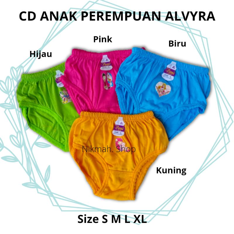 Celana dalam anak cewek/perempuan alvyra