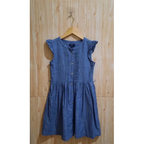 dress gap denim anak