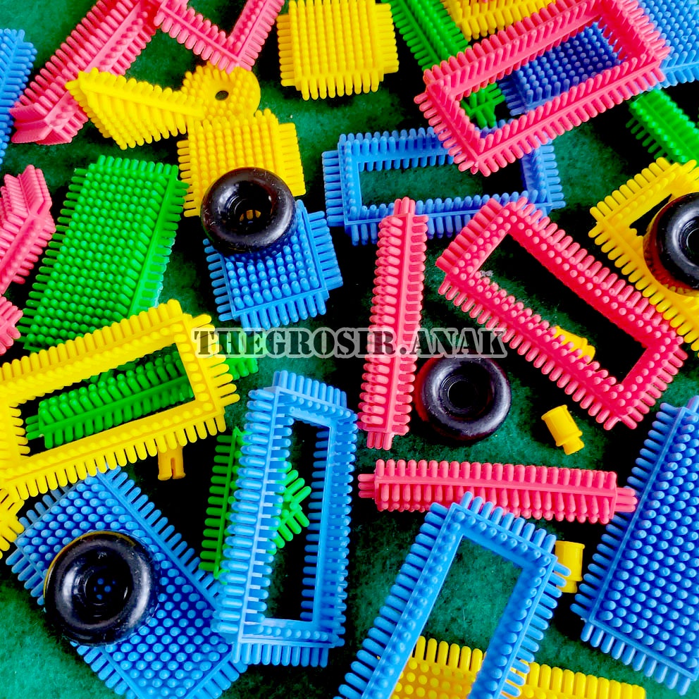 DIY Blocks Puzzle BESAR ISI BANYAK Bahan TEBAL