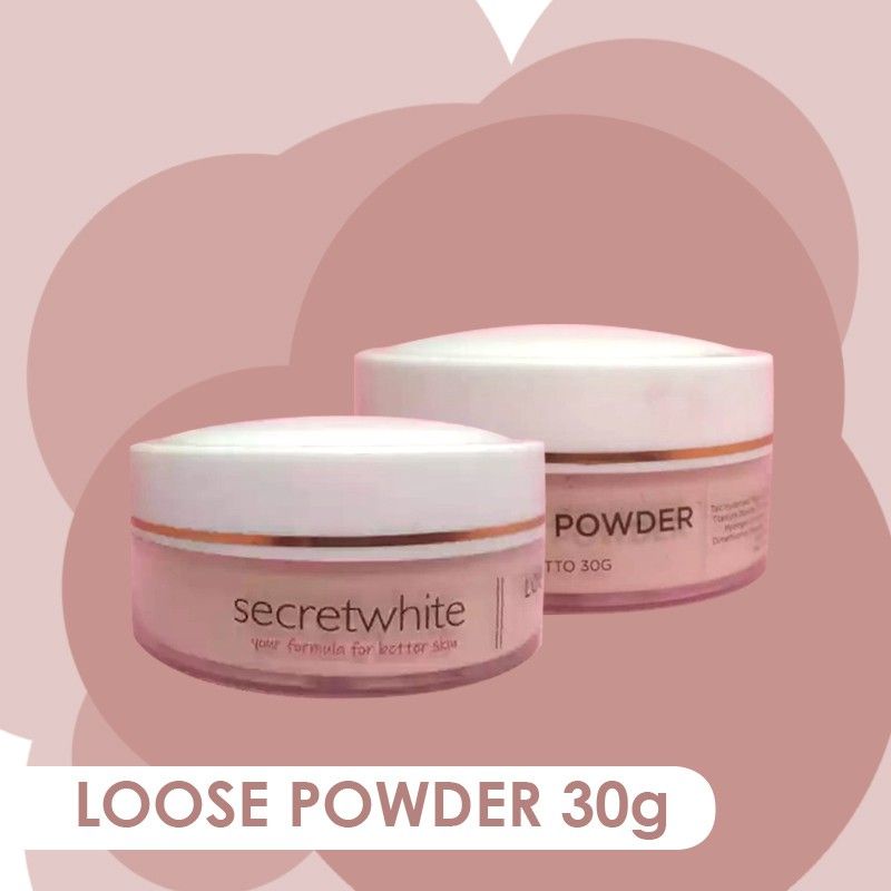 [PROMO] BEDAK TABUR ELEORA LOOSE POWDER SECRETWHITE 30 g