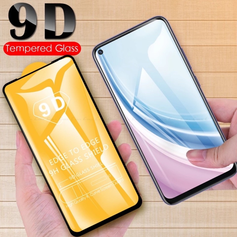 TEMPERED GLASS 9D FULL COVER REALME 10 10PRO+ 9 9i 9 PRO 9 PRO+ PLUS 8 8i 8PRO 7 7i 7PRO PRO + PLUS 4G 5G ANTI GORES KACA FULL LEM