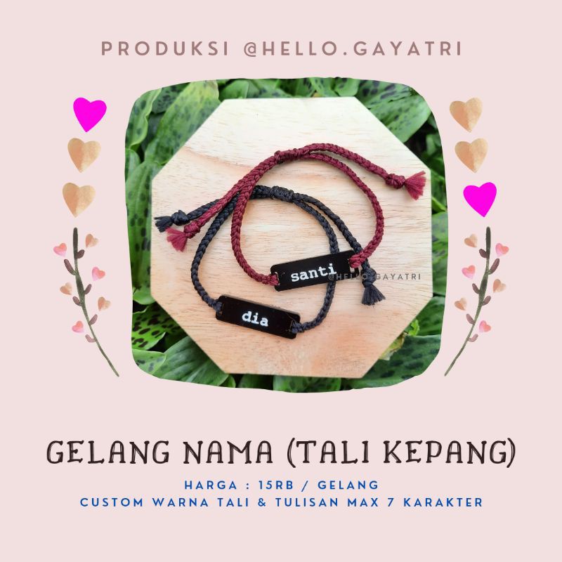 GELANG NAMA [Tali Kepang ]