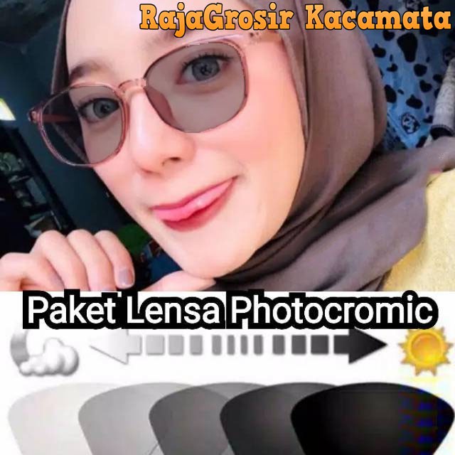 Best Seller ( paket frame + lensa photocromic ) kode 5004 Kekinian Termurah