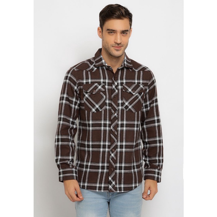 HASSENDA KEMEJA FLANEL JORDAN - HASSENDA