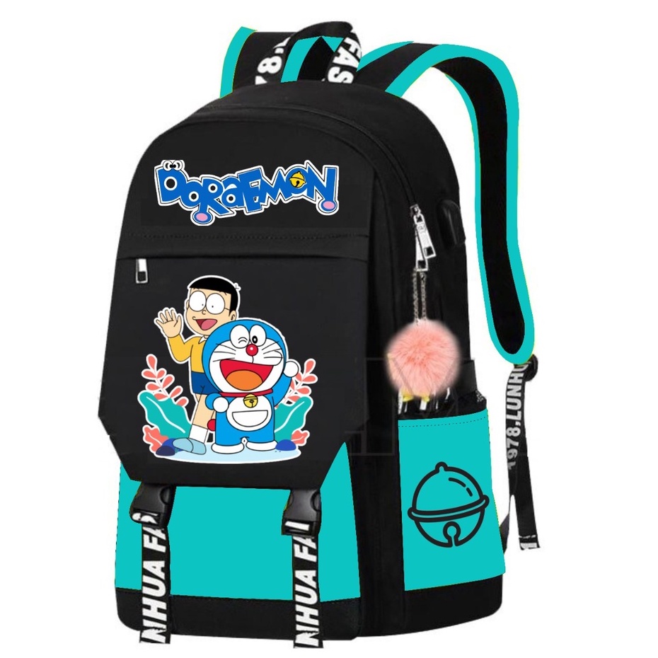 BDKR_TAS - PREMIUM !! Tas Ransel Sekolah Anak Karakter ANIME DORAEMON BONUS Tempat Pensil RANSEL KARTUN DORAEMON / Tas Ransel Sekolah anak sekolah doraemon untuk anak perempuan SD TK PAUD kls 1 2 3 4 bisa bayar ditempat [ C O D ] RANSEL ANAK LOKAL BANDUNG