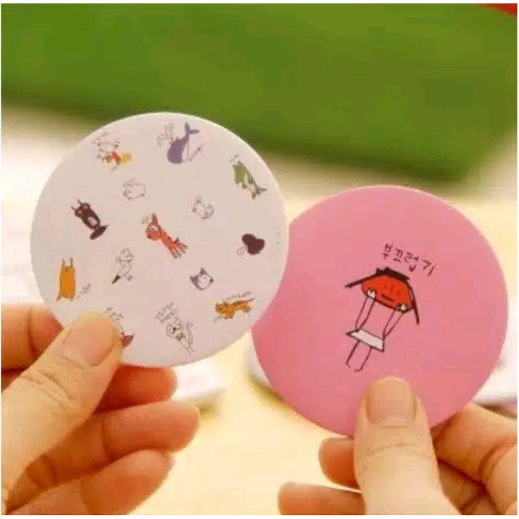 DILAPAKKU-CERMIN BULAT CERMIN RIAS CERMIN MAKE UP CERMIN KECIL CERMIN HIAS CERMIN MINI-4