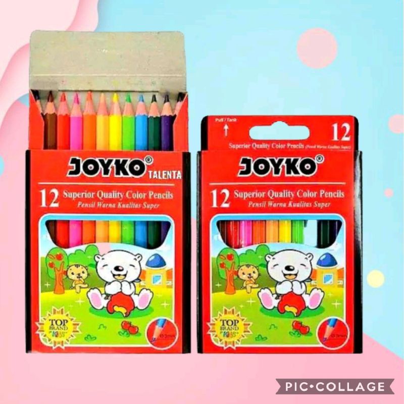 

TERMURAHH!! - PENSIL WARNA KECIL ISI 12 | JOYKO | KADO ULTAH ANAK | ATK | PERLENGKAPAN SEKOLAH