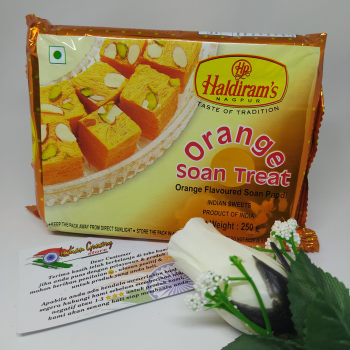 

Haldiram's - Soan Papdi / Orange Soan Treat
