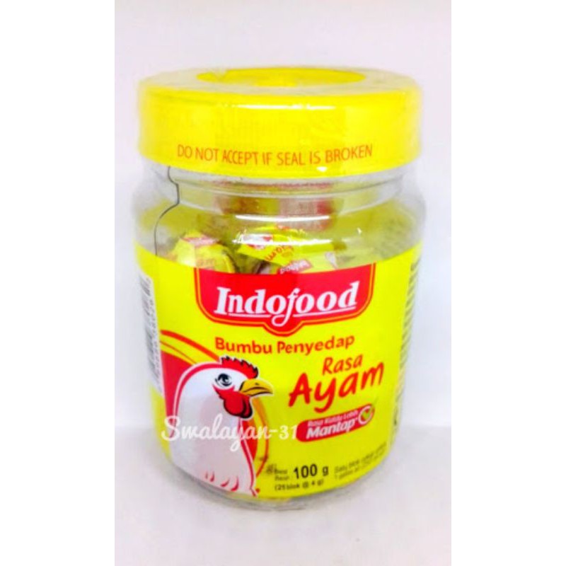 

Indofood Bumbu penyedap Ayam 100gram Isi 25cube