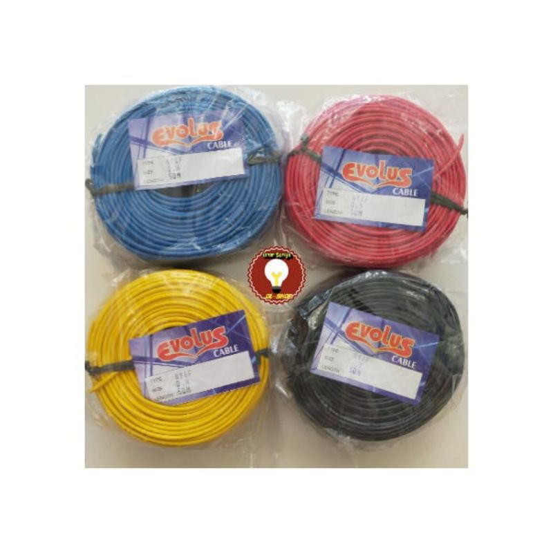 Kabel nyaf 0,8 50m/kabel serabut 0,8/kabel kecil serabut