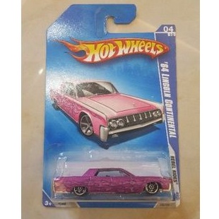 Hot Wheels 64 Lincoln Continental Pink.