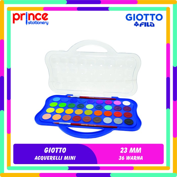 

GIOTTO MINI WATERCOLOUR BLOCKS / CAT AIR GIOTTO MINI 23 MM 36 WARNA