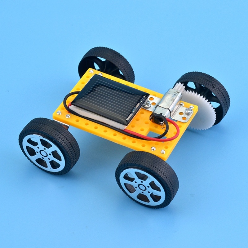 GIFTED EDUCATION DIY Science Educational Toy DIY Mini Solar Car Assemble Robot Kits Assembly Model