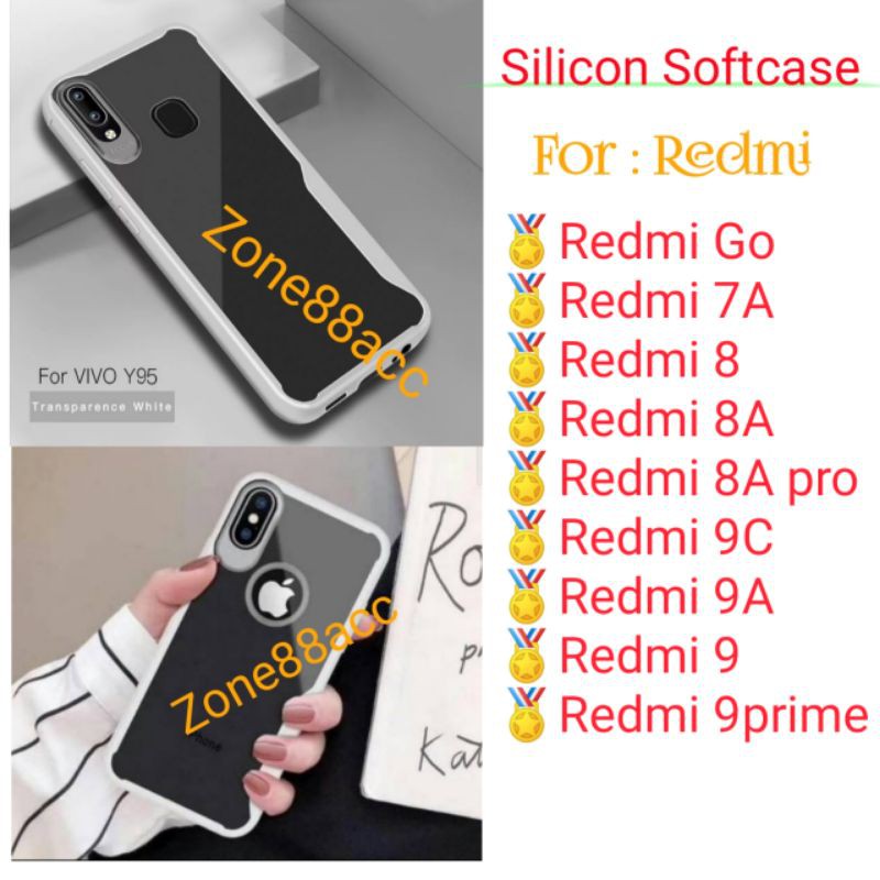 Case Redmi Go 7A 8 8A 8Apro Pro 9 9c 9A 9prime Silicon Softcase Silikon Casing Cover Softshell Focus