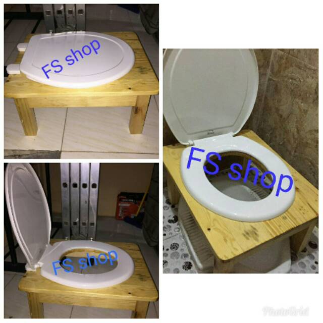  WC  Kloset Toilet  Jongkok  Duduk  Portable Lansia Ibu 