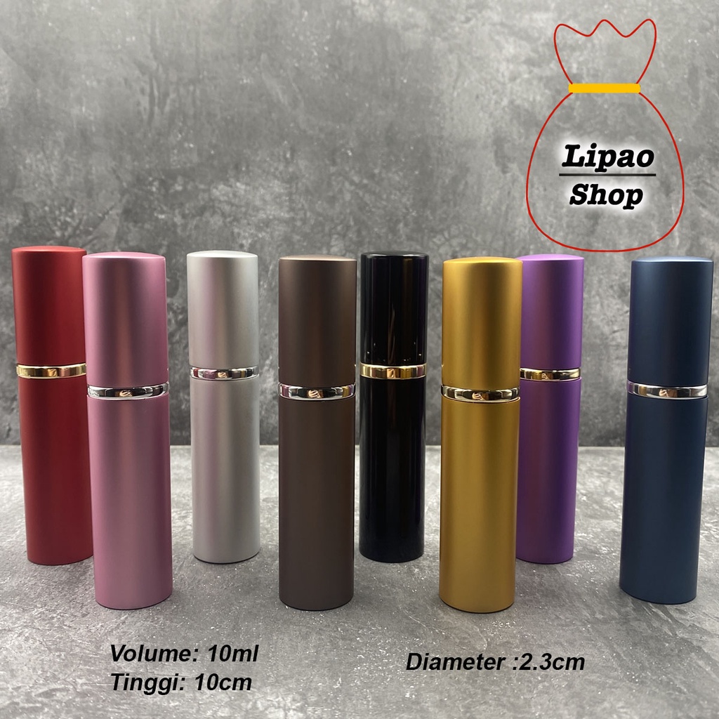 Botol Spray Travel Size 10ml Parfum Mini - Refillable Isi Ulang Decant Elegant