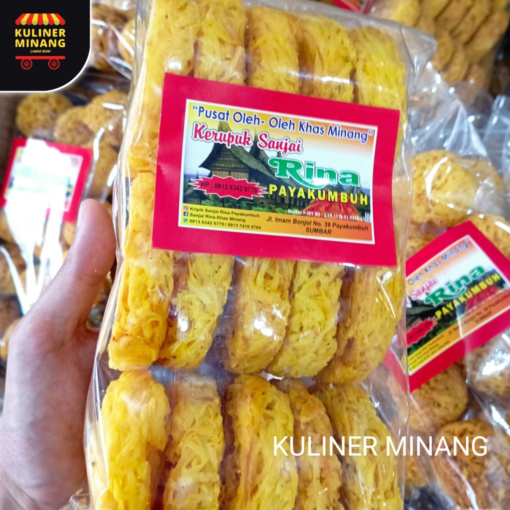 

Roda Gandiang Rina Oleh Oleh Cemilan Payakumbuh Padang Khas Pariaman Jajanan Snack Kuliner Minang Kabau AX00
