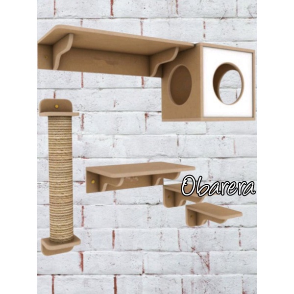Cat Playground Set , Rumah Kucing 1 Set