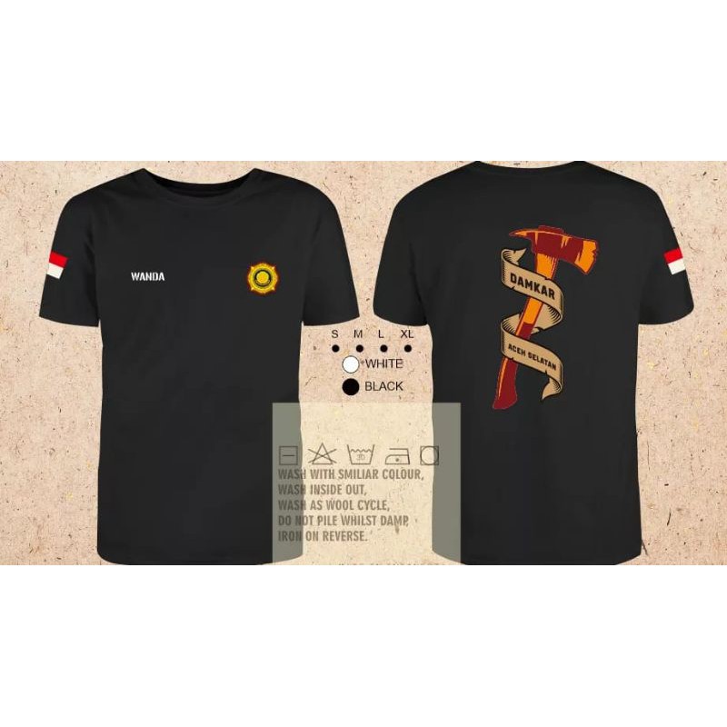 kaos damkar/atasan damkar