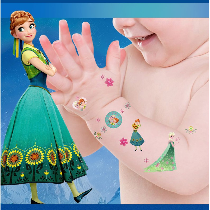 Hand &amp; Nail Art / Sticker Kuku untuk Anak Lovely Cartoon Pattern Sticker Tatoo