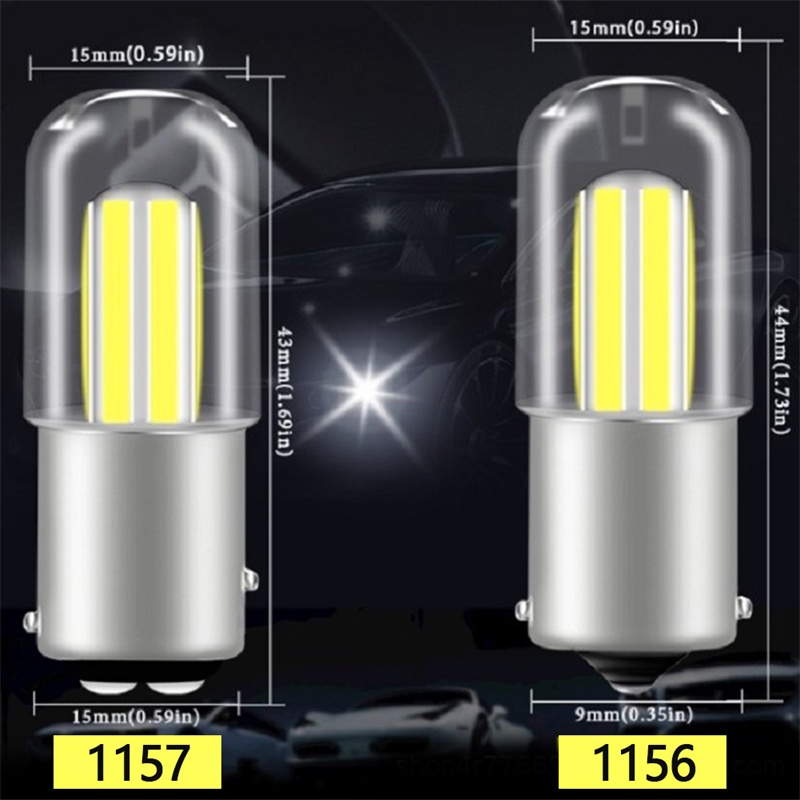 Tk Lampu Led Canbus 1156 Ba15S 1157 Bay15D P5W Untuk Interior Mobil