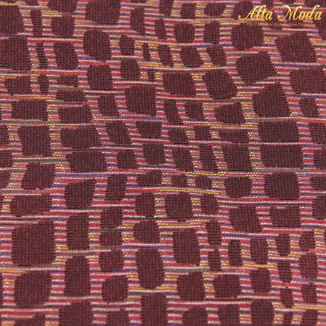 

Alta Moda Jacquard Maroon Motif Kotak(1M)