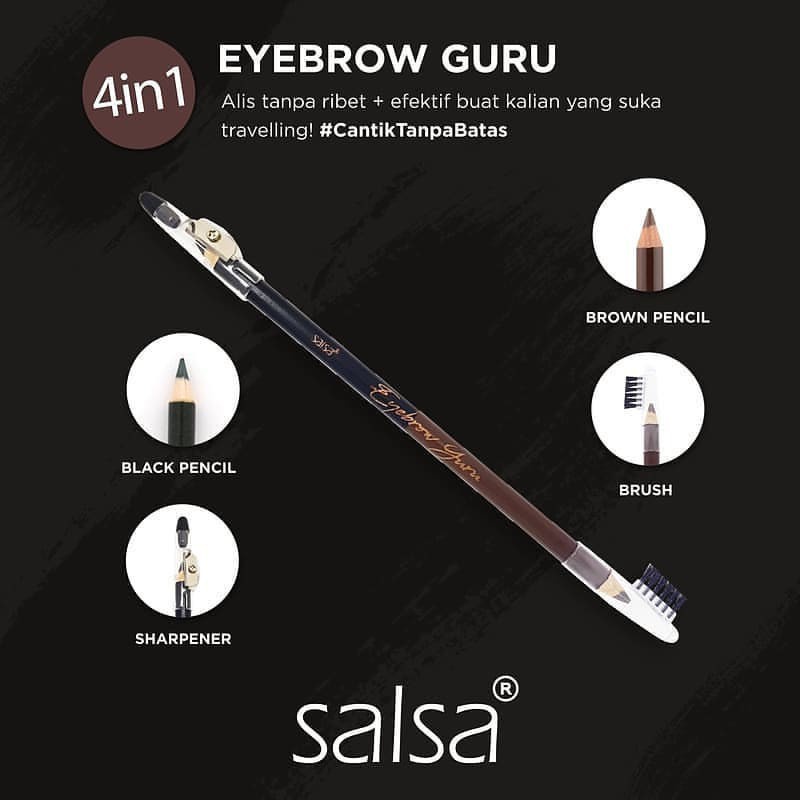 ~ PIYOSHI08 ~ SALSA Pensil Alis 4in1 Eyebrow Guru PC20