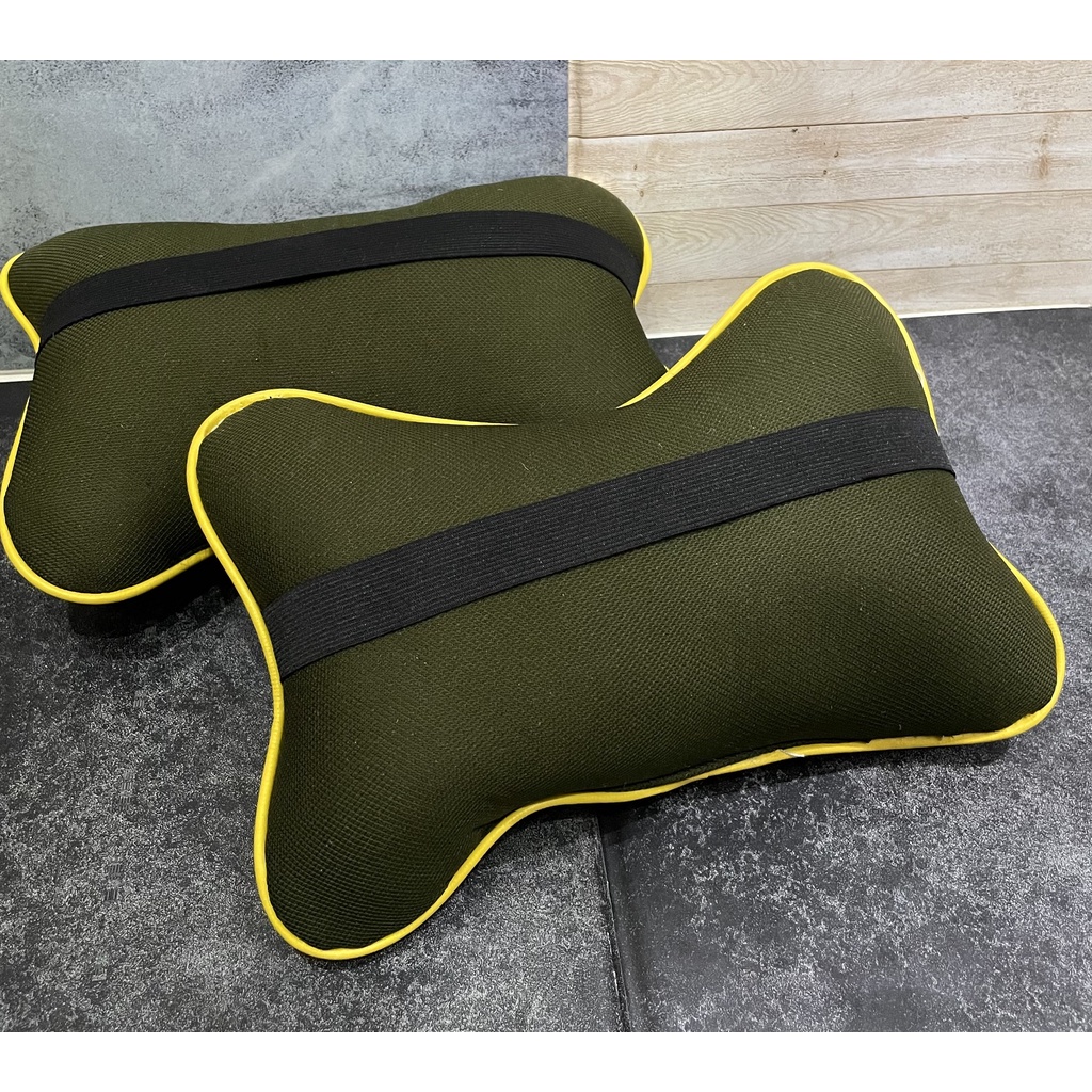 Bantal Mobil TNI AD Hijau - Bantal Mobil - Bantal Kepala TNI AD