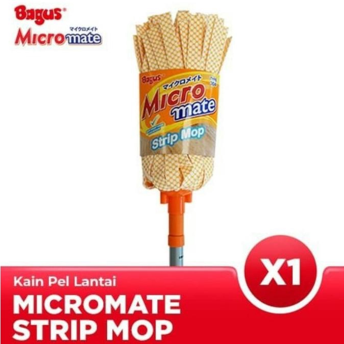 Micromate Strip Mop Set Alat Pel Kain Pel Lantai BAGUS 304