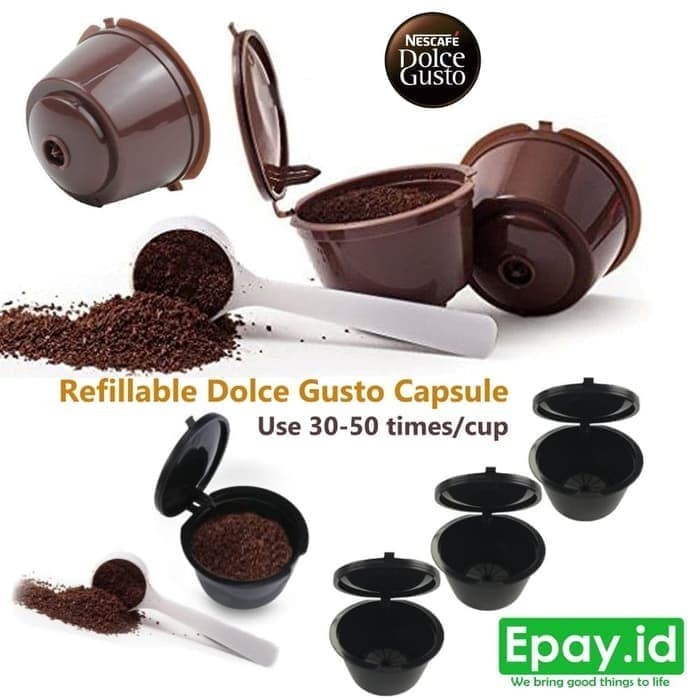 Dolce Gusto Refill Capsule Refillable Capsul Kapsul coffee latte -DA53