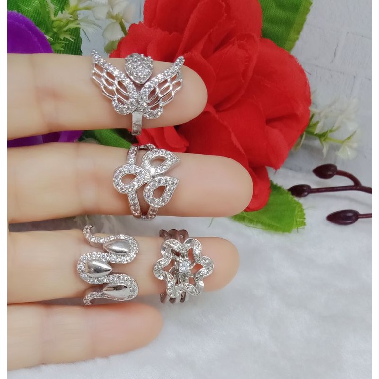 Cincin xuping permata Fashion jewelry 028A-031A