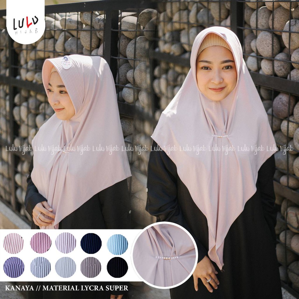 Jilbab Instan Lulu Kanaya Shopee Indonesia