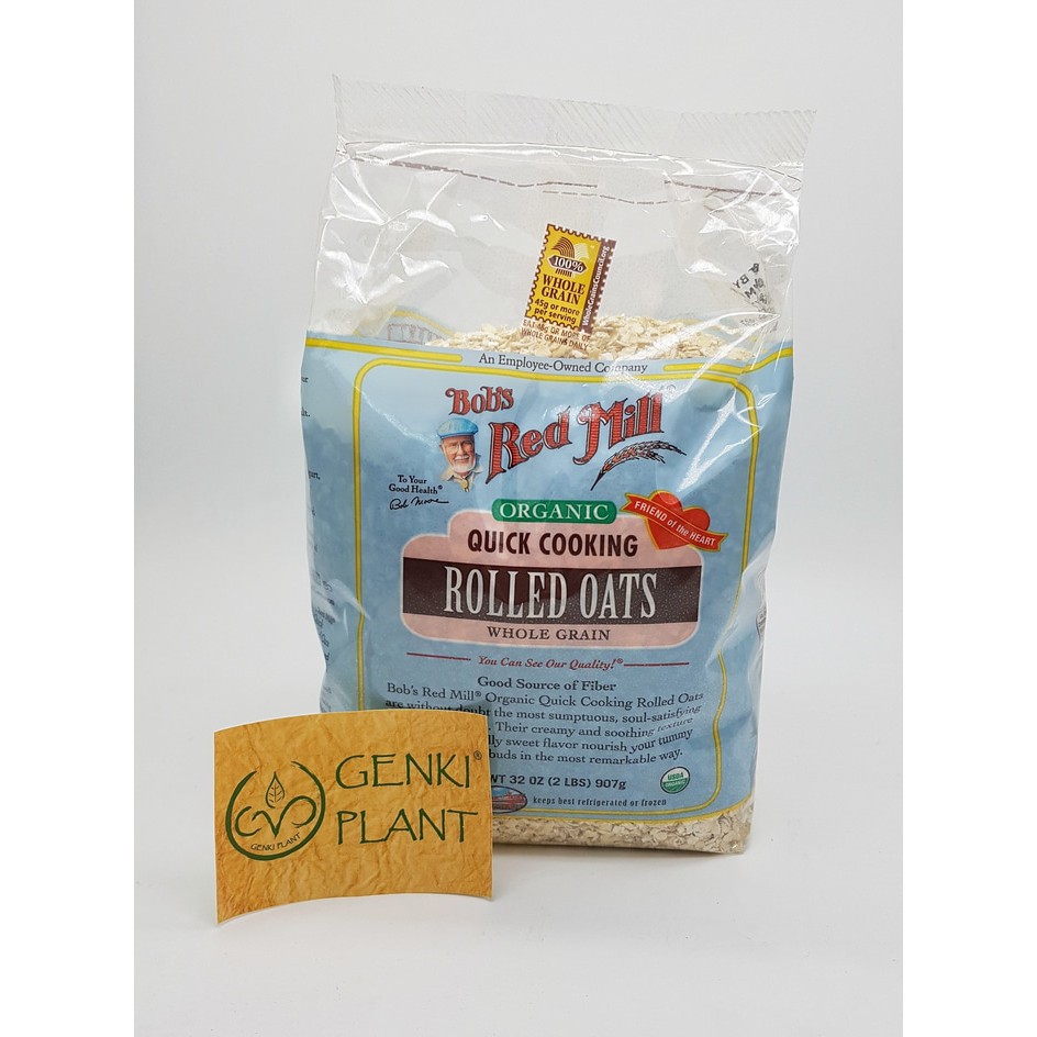 

Organic Quick Cooking Oats (Bob`s Red Mill) - 907g
