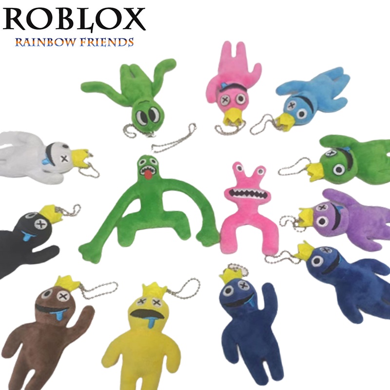 Roblox Rainbow Friends Plush Toy Pendant Keychain Stuffed Doll Kids Gifts Xmas