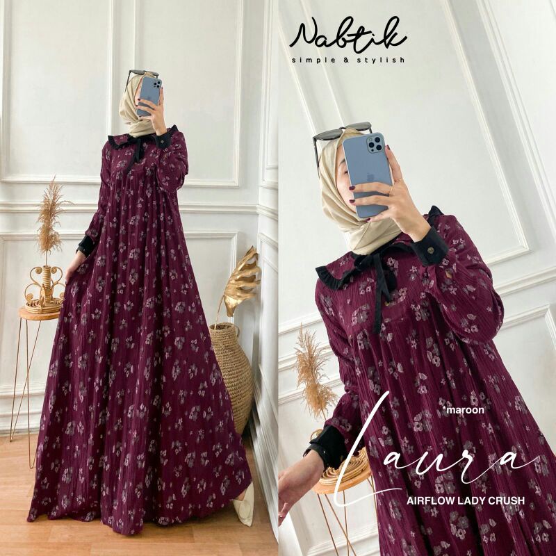 LAURA Maxi Dress Ori by Nabtik❤2