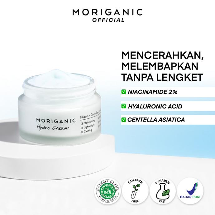 [COD] MORIGANIC Hydro Cream Moisturizer PRODUK TERBATAS Kode 1358