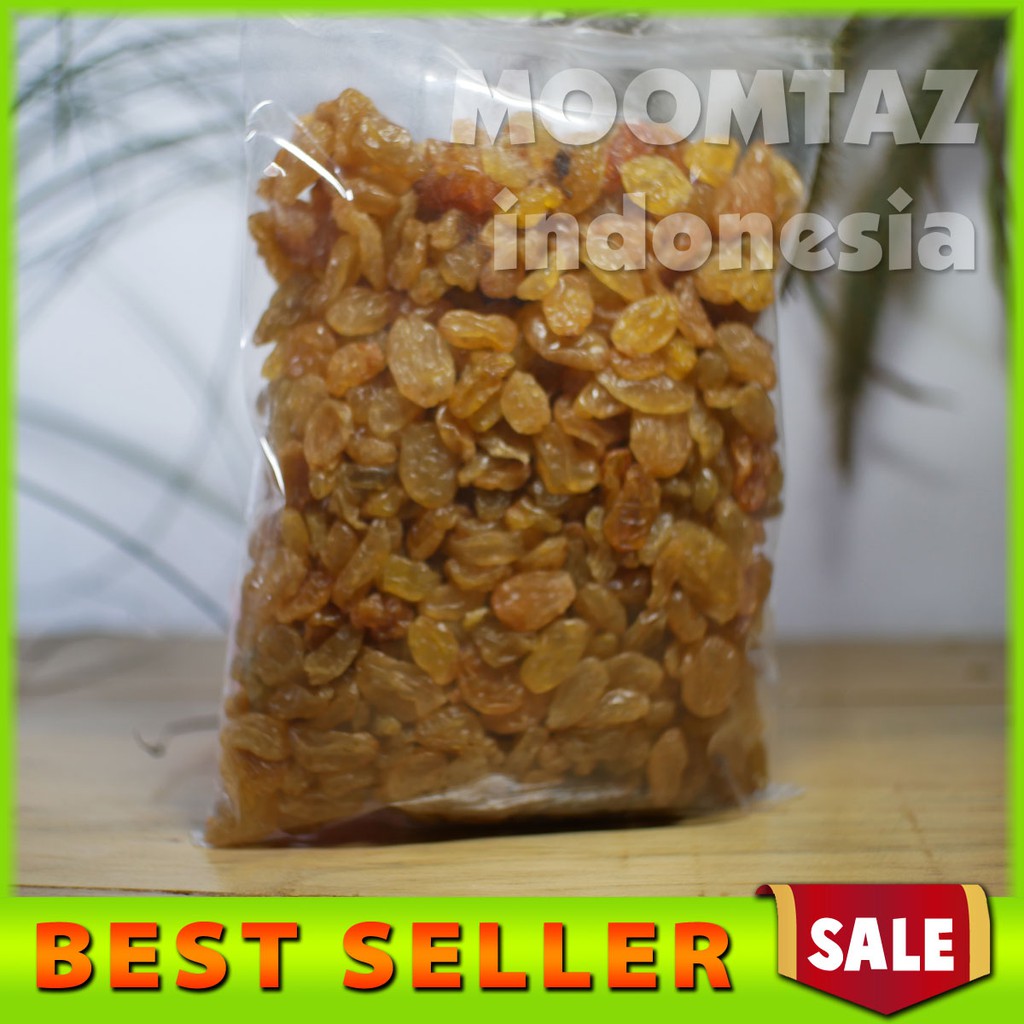 

Raisin Raisins Kismis Golden Emas Tanpa Biji 500 gr gram