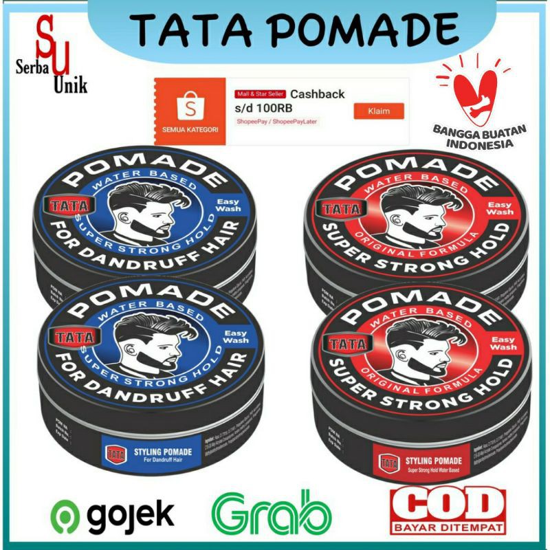 Tata Pomade Styling Easy Wash/Water Based 75gr