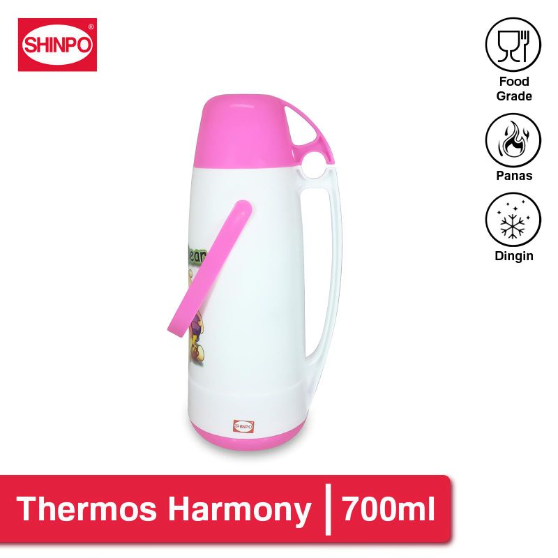 Shinpo SPO-SIP-336H Termos Air Panas Dingin 700 ML Biru dan Pink