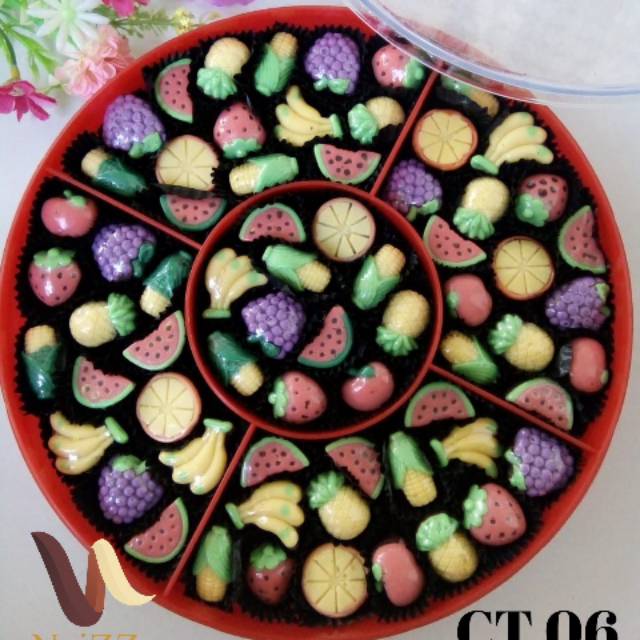 

Coklat candytray seri buah