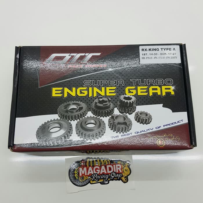 Gear Rasio RX King Kompetisi Uk  14 30 QTT Thailand  Type A  Joss PART1232