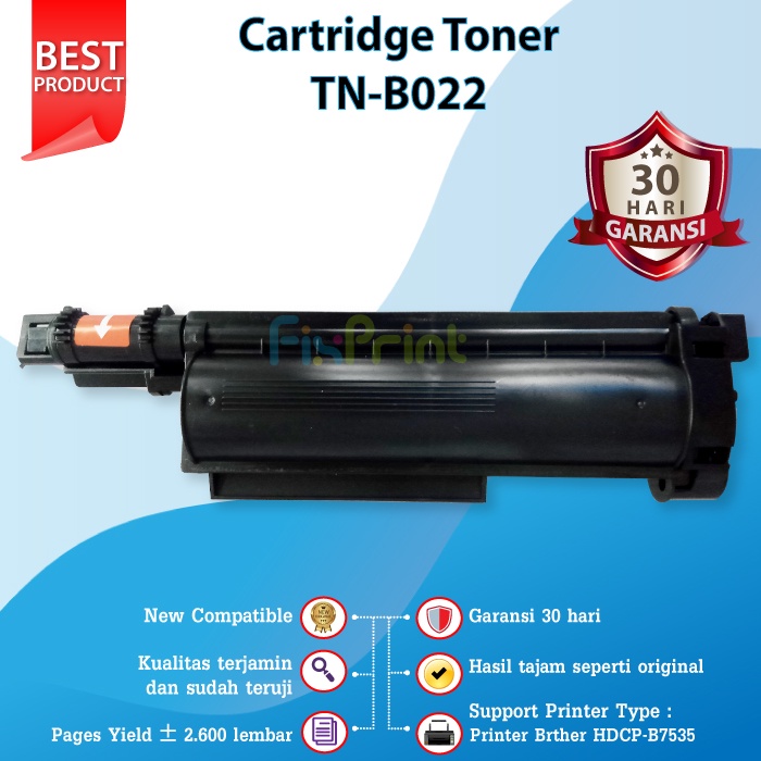 Cartridge Toner Compatible TN-B022 TNB022 Brother DCP-B7535DW B7535 DW