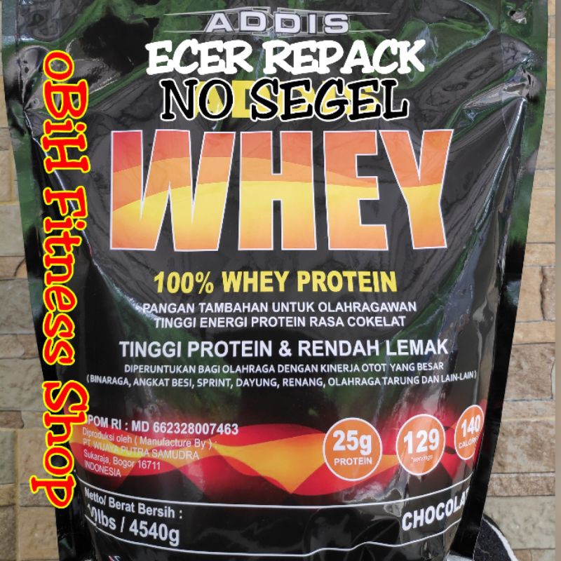 Bpom Halal Addis Whey Protein Ecer Repack 5 Lb 5lb Not Master Evolene Isolene Mutant Whey Murah Shopee Indonesia