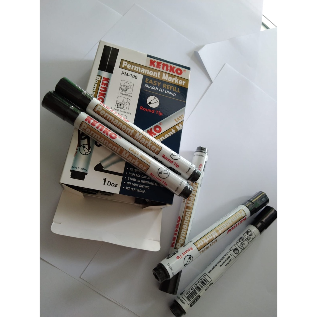 

Spidol Permanent Marker KENKO HITAM
