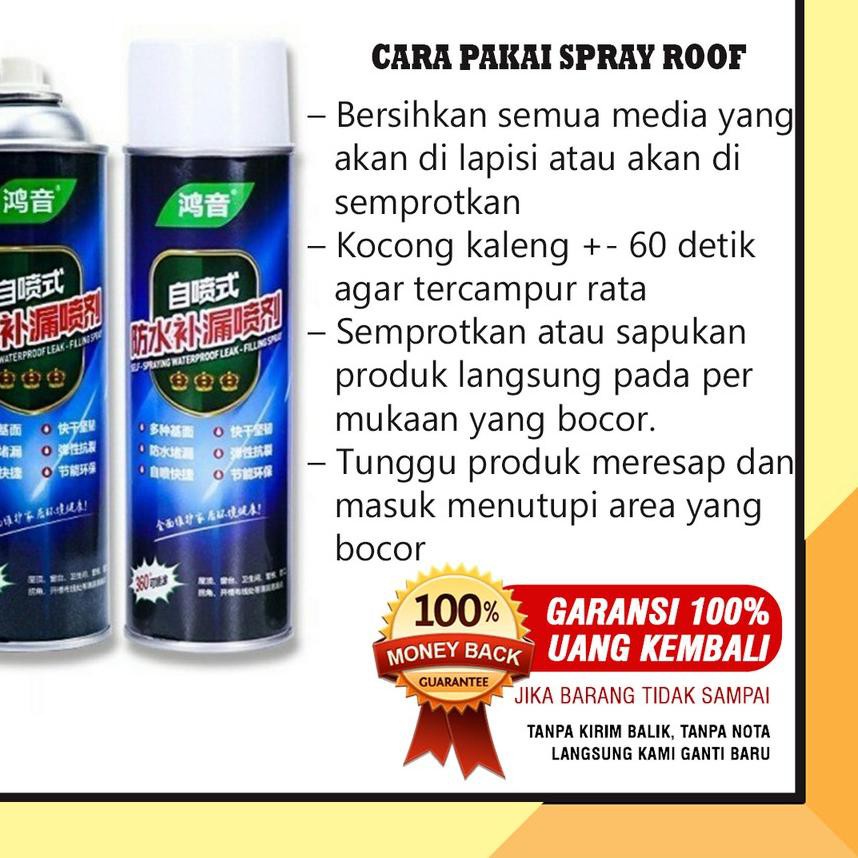 SPRAY ANTI BOCOR ATAP TAHAN AIR Waterproof Leak Stop Spray Seal  450ml