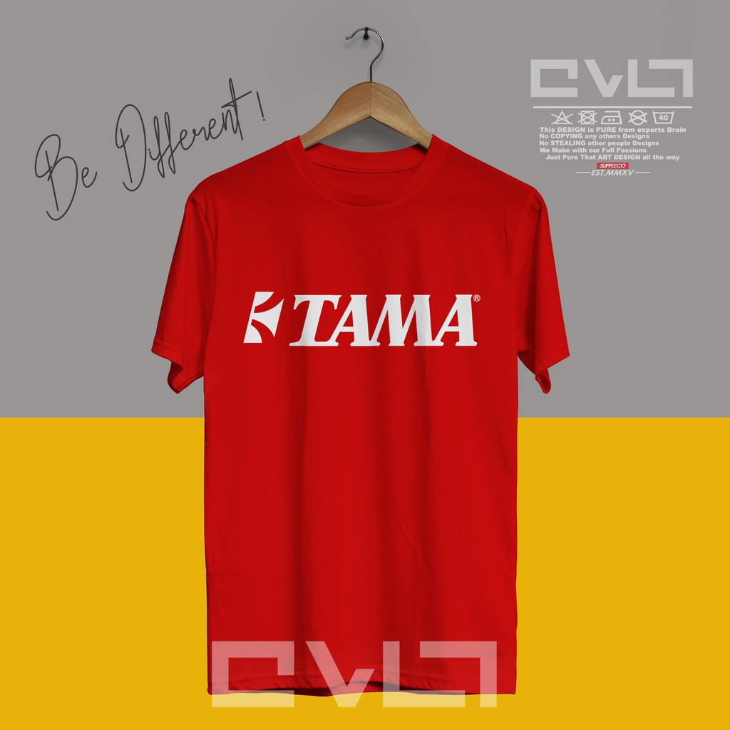 Kaos / Baju Musik Tama Drum Logo Kaos Musik Keren Murah -ankycloth