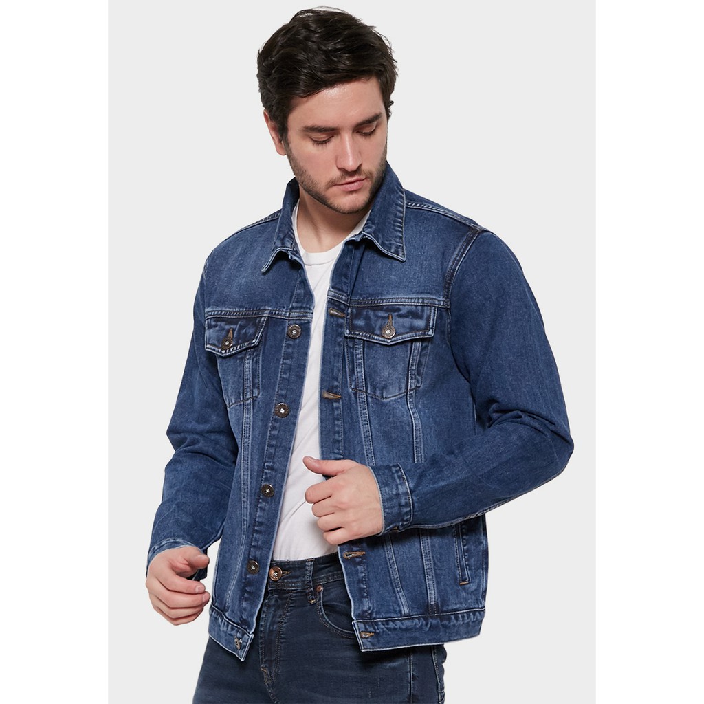 JBBoss Jaket Jeans 089 (Dark Blue) / Ramayana Jatinegara