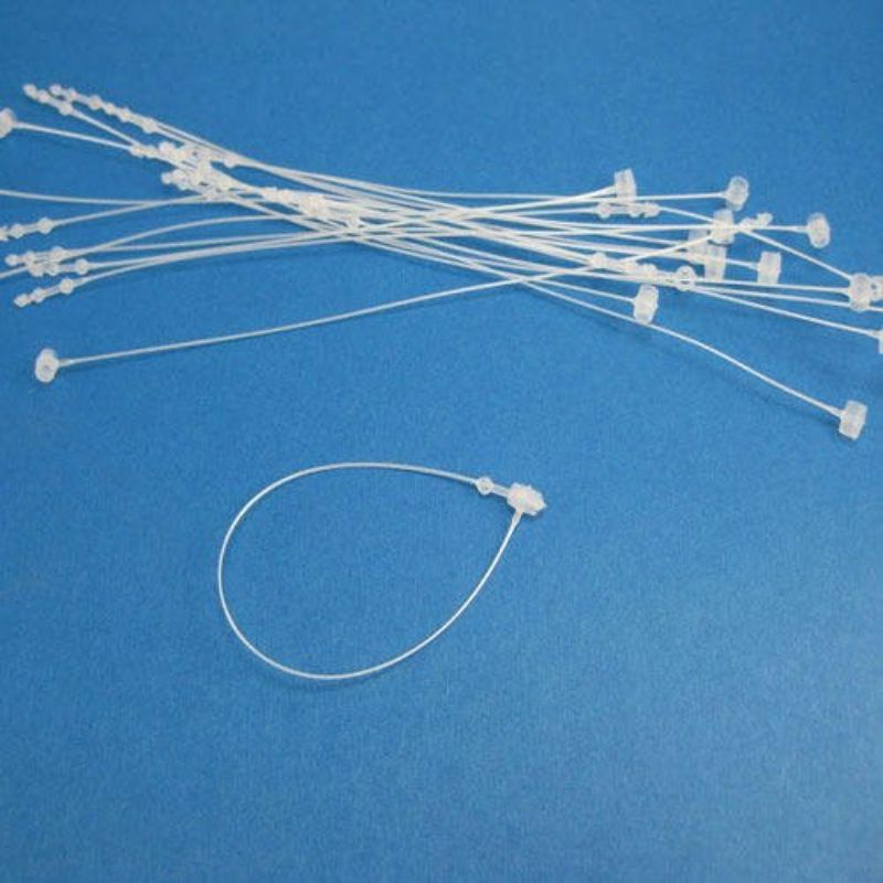 Gantungan label merk lock pin plastik