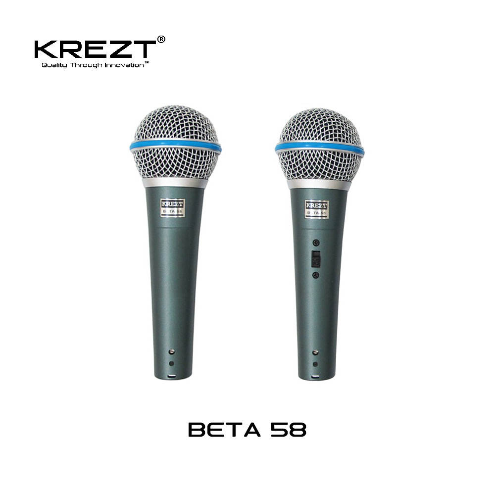 MIC VOCAL KREZT BETA 58/MICROHONE KABEL KREZT BETA58